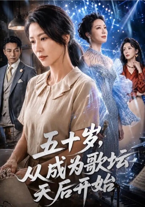 《五十岁隐藏身份，我遇见真爱》短剧封面